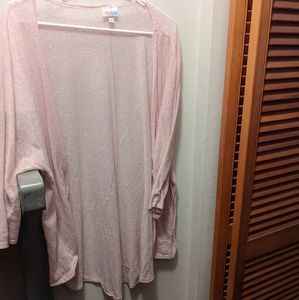 Pink LuLaRoe cardigan